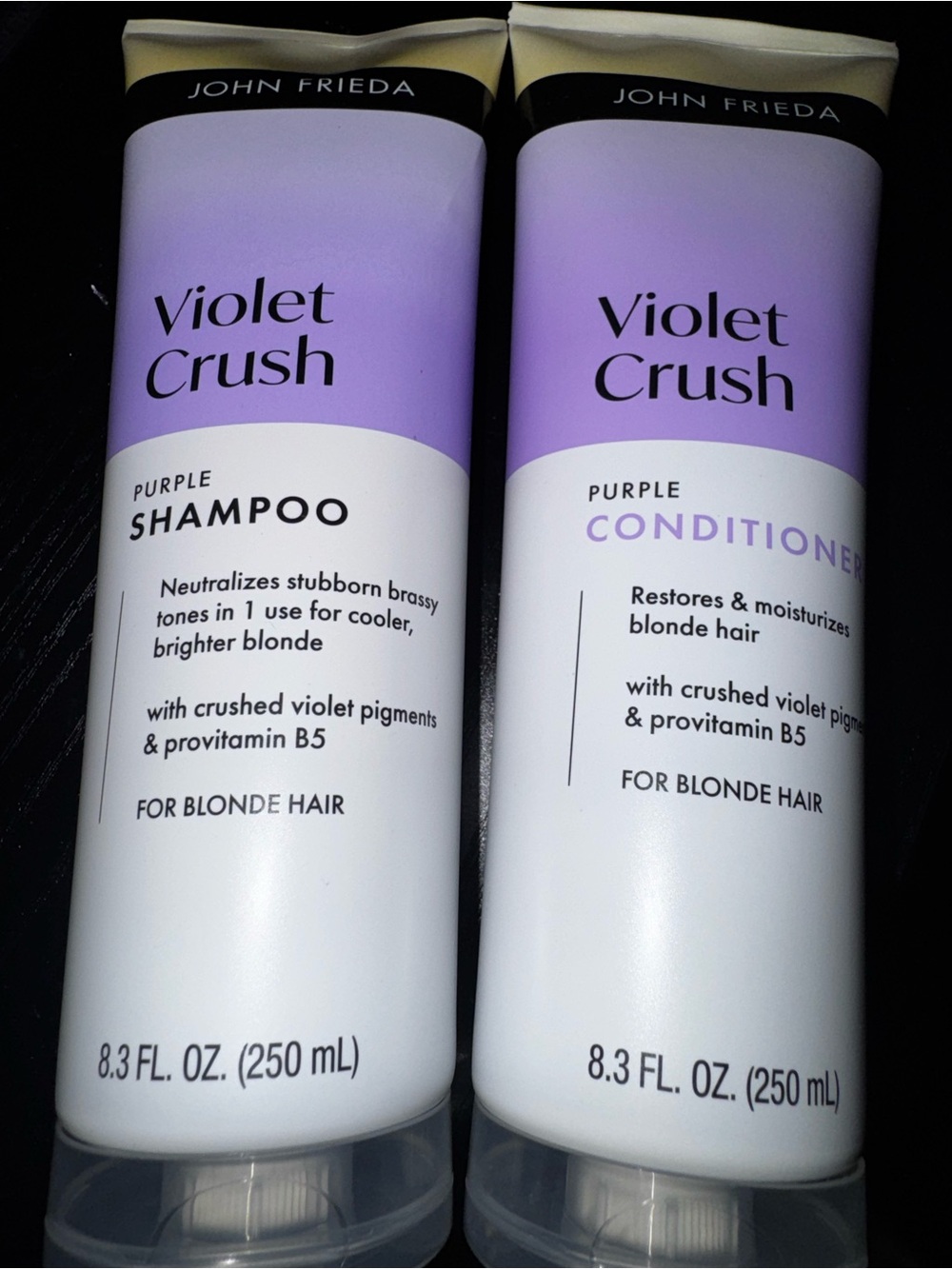 John Frieda Violet Crush Purple Shampoo for Blonde Hair — Purple